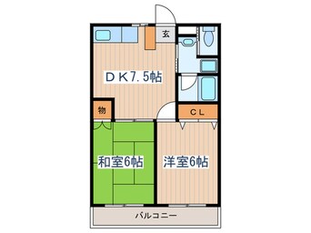 間取図 グランオーク武蔵府中