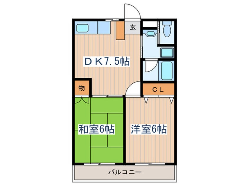 間取図 グランオーク武蔵府中