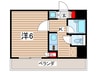 ＬＯＵＶＲＥ森下 1Kの間取り