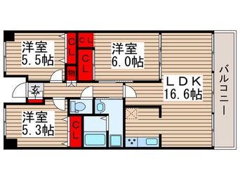 間取図 サングリーン海道割
