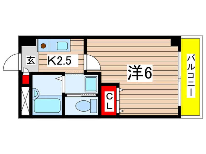 間取図 Ｆｓ　ｃｏｕｒｔ　津田沼