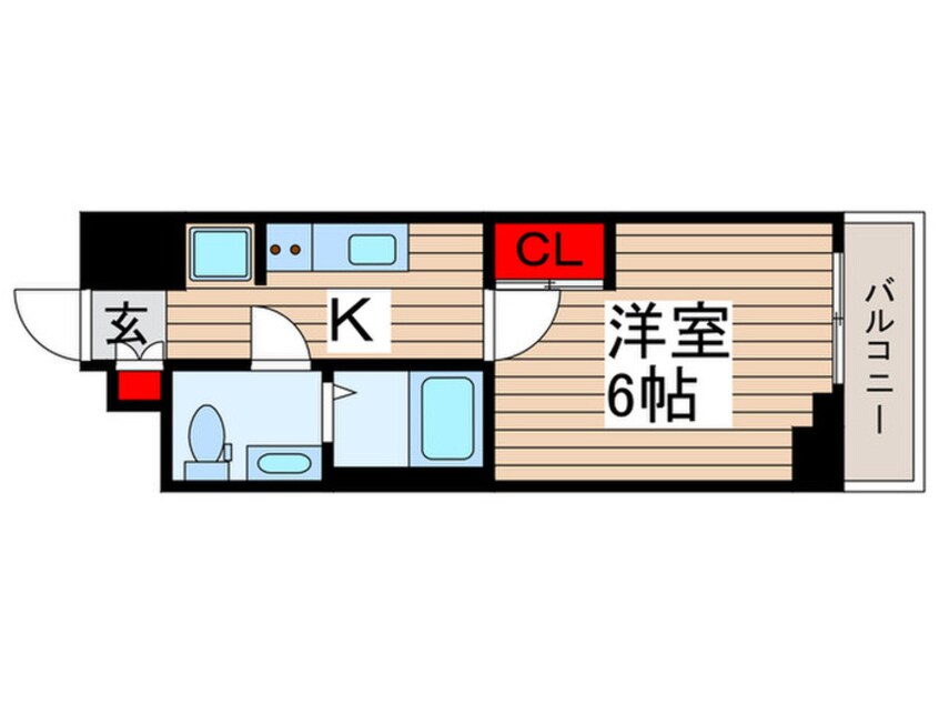 間取図 GENOVIA南行徳skygarden(110)