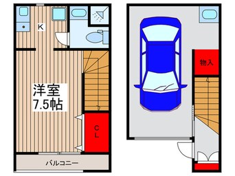 間取図 The　Bliss　Fort　URAWA