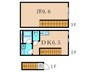 Sierra Vista 1DKの間取り