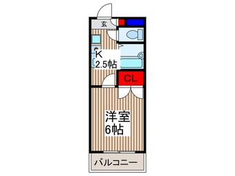 間取図 ルイ・シャトレ所沢