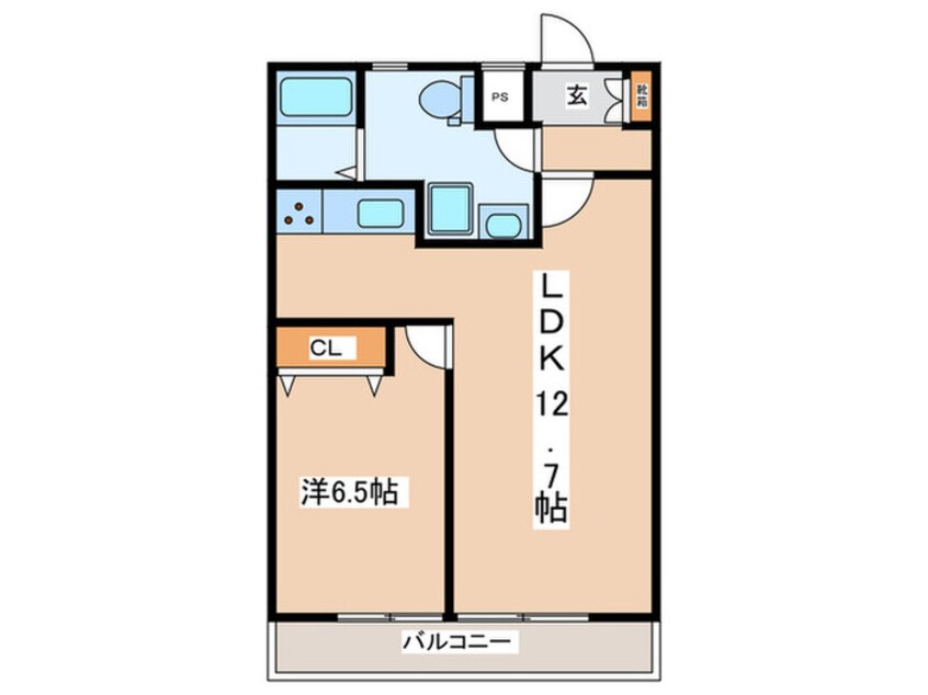 間取図 ロイヤルコーポ富士