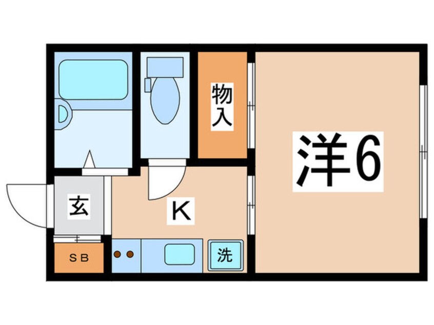 間取図 ロジュマン久米川