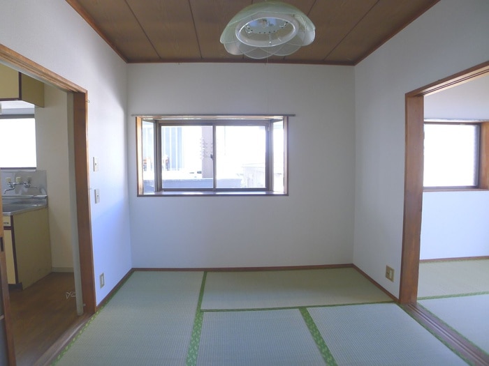 室内からの展望 コーポラスシカマ