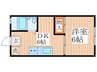 第２山田コーポ 1DKの間取り