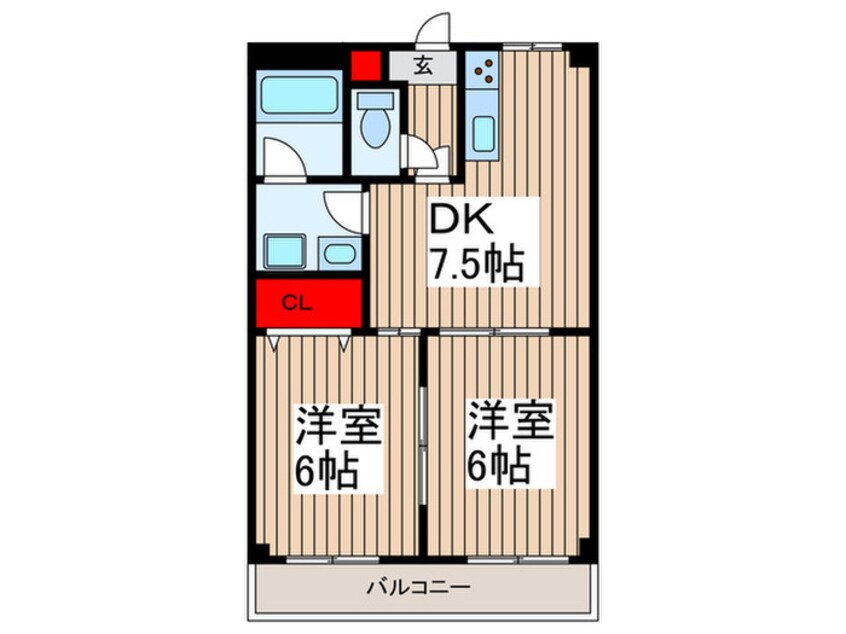 間取図 キャピタル南越