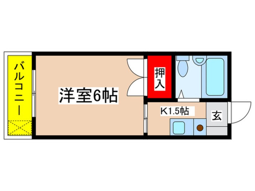 間取図 カンタドール下條
