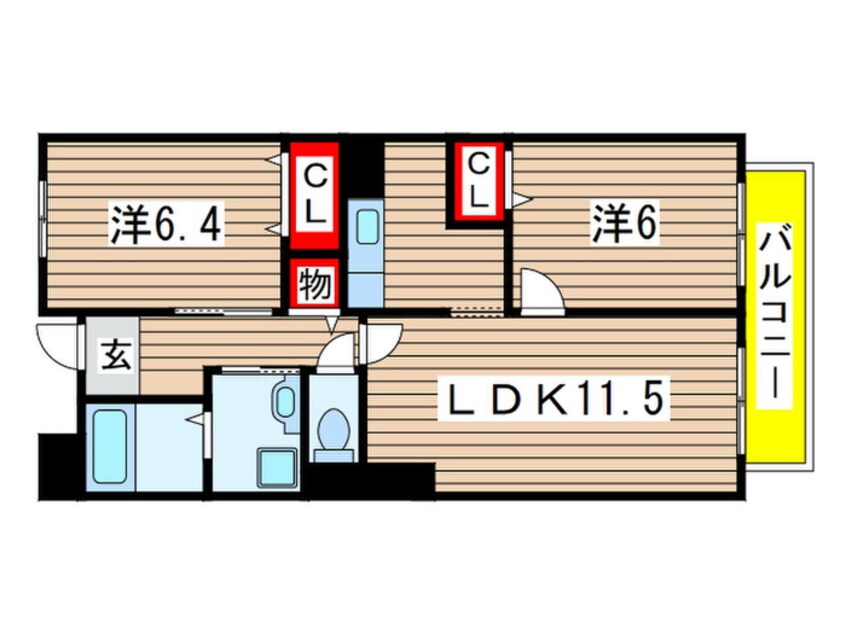 間取図 ガーデンプレイスⅡ