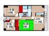 INSURANCE BLDG.XVII 3LDKの間取り
