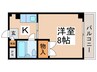 常盤台ワン 1Kの間取り