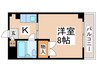 常盤台ワン 1Kの間取り