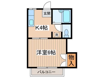 間取図 コーポ相沢Ｂ