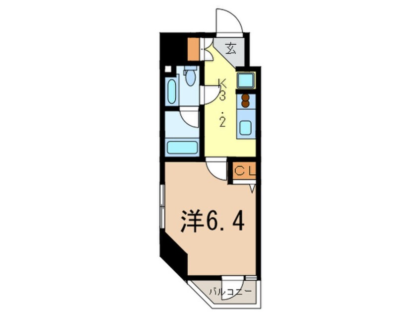 間取図 Casa Splendido Toranomon Est