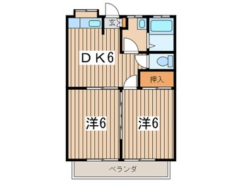 間取図 笠間ハイツ第２