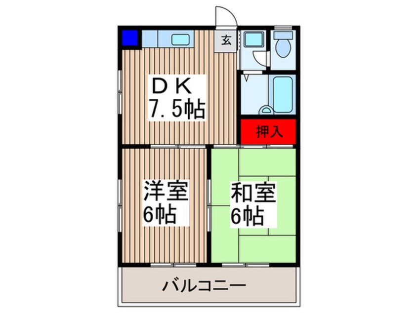 間取図 フラワーハイム