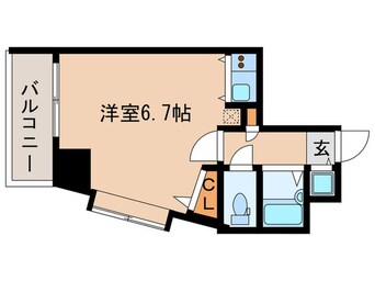 間取図 ガラ・ステージ市ヶ谷壱番館　