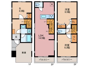 間取図 Kolet川崎#04