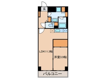間取図 ジニア新宿中落合
