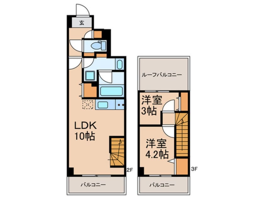 間取図 ジニア新宿中落合