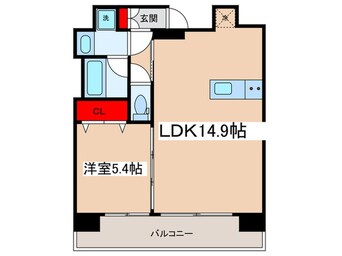 間取図 GENOVIA本所吾妻橋Ⅲ