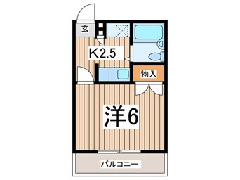 間取図 メゾンパ－クサイド