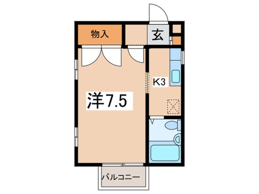 間取図 メゾンパ－クサイド