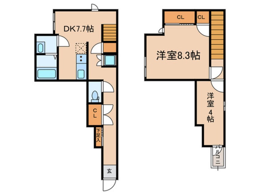 間取図 牛込ハイツ