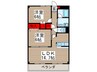 リ－ベン上尾 2LDKの間取り