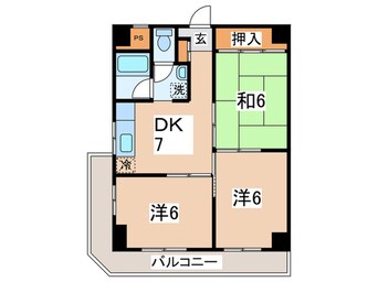 間取図 ＣＬＬエクセレンス松が枝Ⅰ