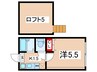 ソリッド中野島 1Kの間取り