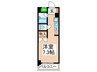 ヴェルアージュ座間 1Rの間取り