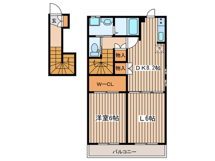 間取り図 La felice vita