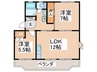 サンパレス湘南Ⅰ 2LDKの間取り