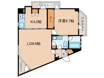間取図 クローバーハウス鷺沼