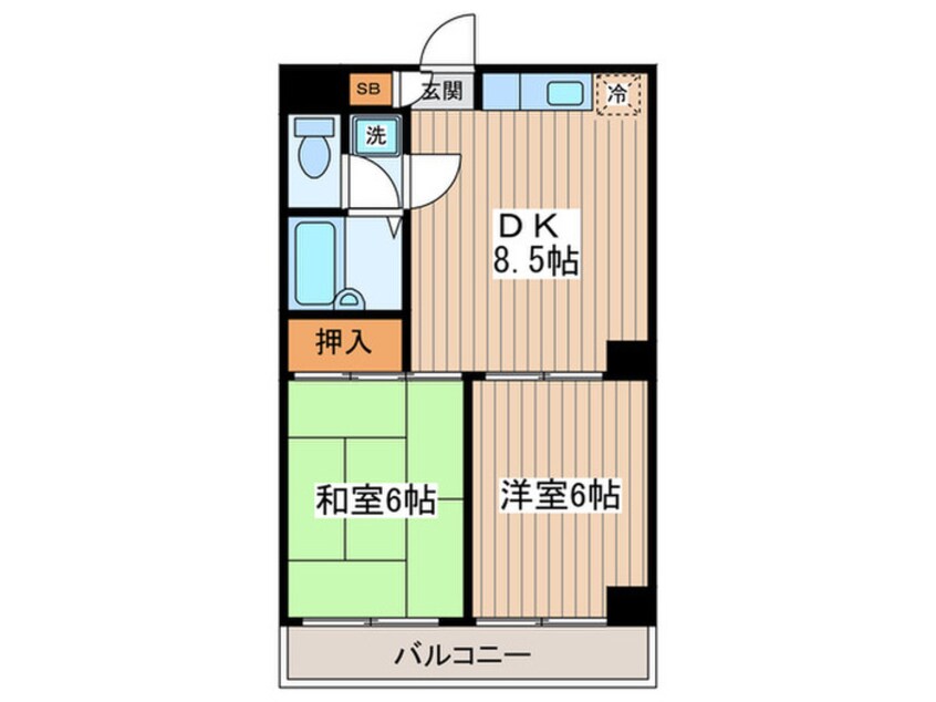 間取図 パインクレスト調布