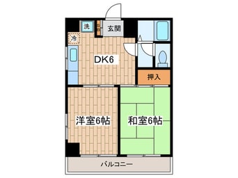 間取図 パインクレスト調布