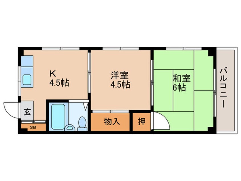 間取図 稲葉ビル