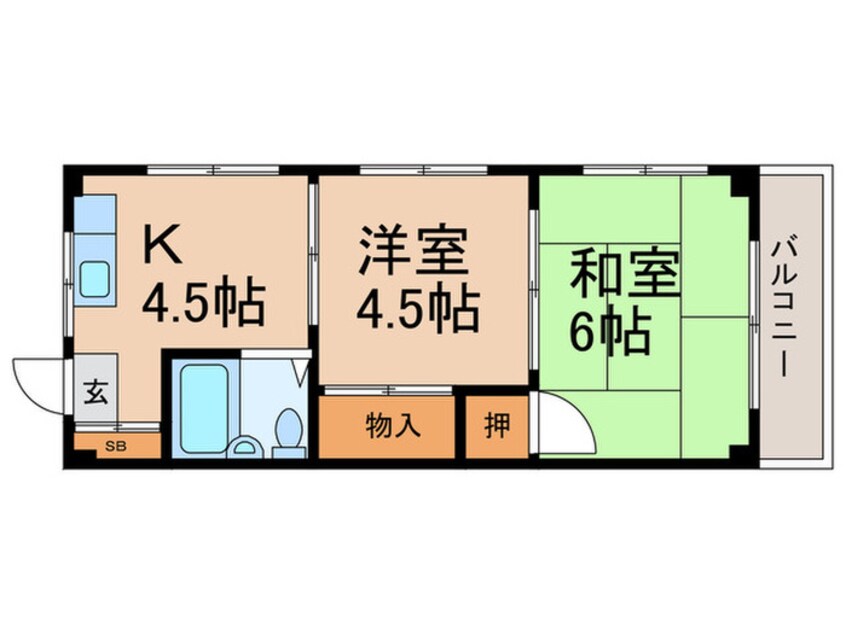 間取図 稲葉ビル