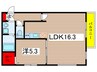 プランドール西都賀５ 1LDKの間取り
