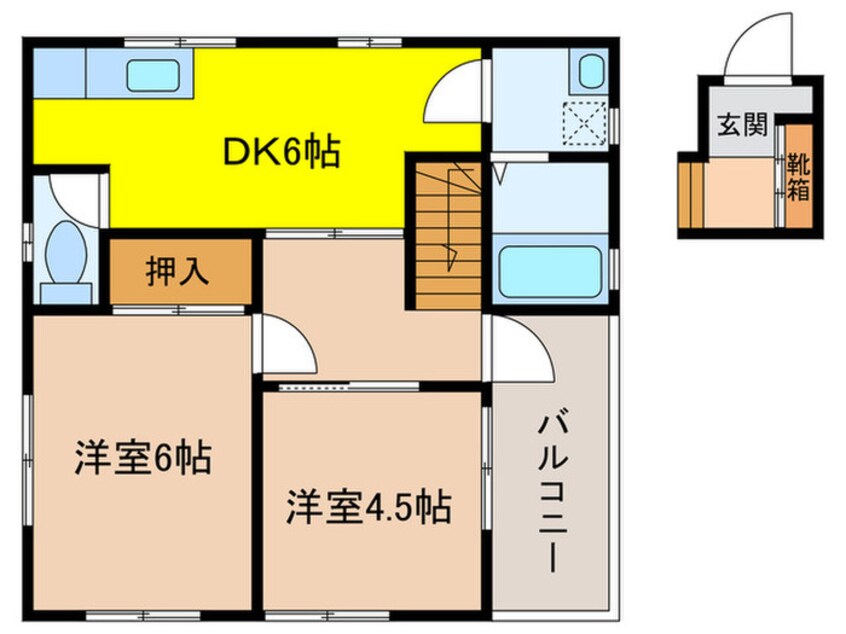 間取図 モリハイツ