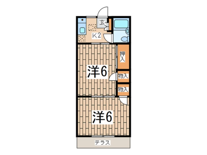 間取図 サンライズ芦名