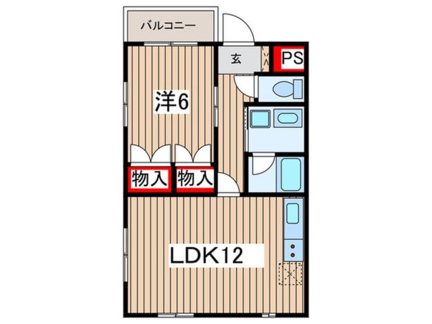 間取図 大和ビル宮野木