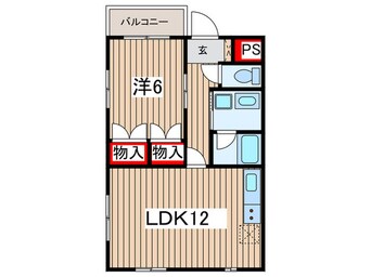 間取図 大和ビル宮野木