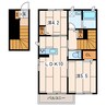 クレアポルテ 2LDKの間取り