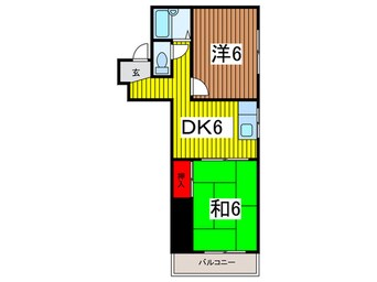 間取図 メゾンドコリンヌ