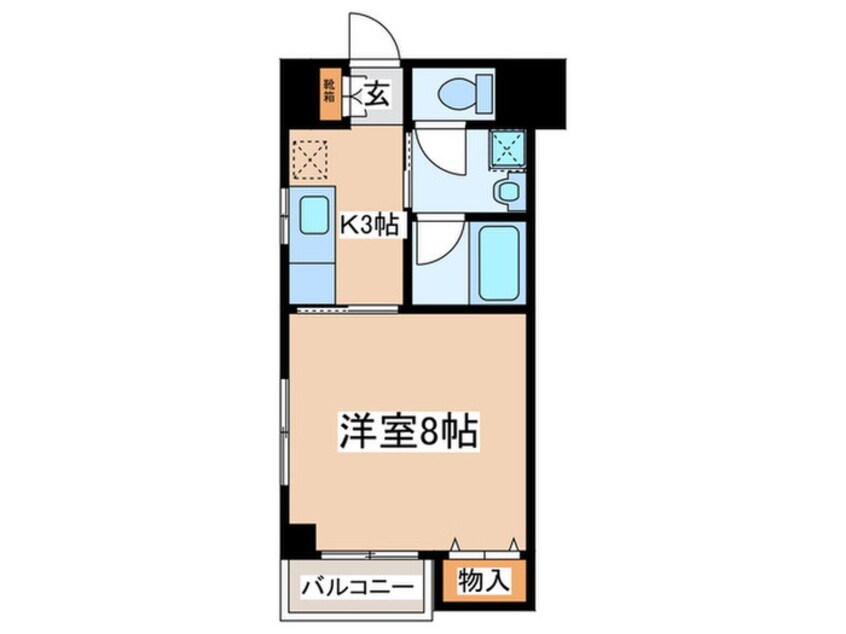 間取図 パレグリスィ－ヌ